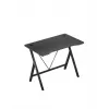 Gaminga galds Huzaro Hero 1.4 Melns taisnstūra MDF virsma 1000x500x750 mm