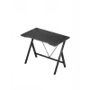 Gaminga galds Huzaro Hero 1.4 Melns taisnstūra MDF virsma 1000x500x750 mm