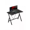 Gaminga galds Huzaro Hero 1.4 Melns taisnstūra MDF virsma 1000x500x750 mm