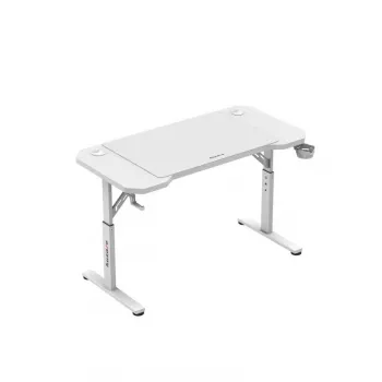 Spēļu krēsls huzaro Hero 2.6 Balts — ergonomisks regulējams augstas atzveltnes grozāms sēdeklis ar krūzes turētāju un austiņu āķi