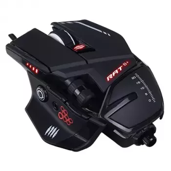 Spēļu pele Mad Catz R.A.T. 6+ USB Type-A, labā roka, 12 000 DPI, 11 pogas, melna, vadu