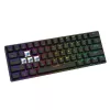 Mehāniskā spēļu tastatūra SAVIO BLACKOUT X2 BLUE, 61 taustiņš 60% USB Type-C atvienojams kabelis, RGB LED, Outemu Blue slēdži, N-key rollover