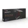 Mehāniskā spēļu tastatūra SAVIO BLACKOUT X2 BLUE, 61 taustiņš 60% USB Type-C atvienojams kabelis, RGB LED, Outemu Blue slēdži, N-key rollover
