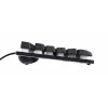 Trust GXT 833 Thado spēļu tastatūra USB melna, sudraba