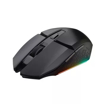 Trust GXT 110 Felox bezvadu gaming pele, ambidextrous, optiskā, 4800 DPI, melna
