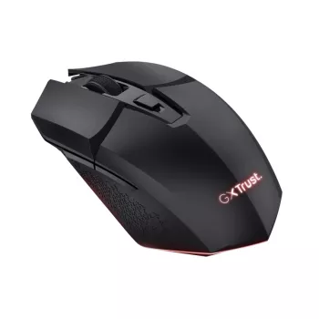 Trust GXT 110 Felox bezvadu gaming pele, ambidextrous, optiskā, 4800 DPI, melna