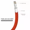 USB-A uz Lightning kabelis Baseus Yiven 1,8 m, 2 A, sarkans, termoplastiskais elastomēra apvalks