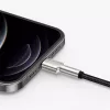 BASEUS Fast Charge Cafule Datu pārraides kabelis - USB Type-A uz Lightning - 480Mbps (2.4A PD) - 1m - Melns