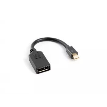 LANBERG DisplayPort kabelis Mini DisplayPort - 0,12m Melns