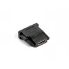 LANBERG Kabeļa dzimuma mainītājs HDMI-DVI-D 18+1 Single Link Melns