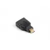 Lanberg AD-0015-BK pārveidotājs HDMI Micro HDMI melns