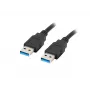 LANBERG USB 3.0 kabelis USB A - 1m Melns