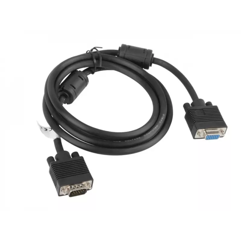 LANBERG VGA kabelis VGA (d-sub) 1,8m Melns