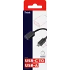 Trust Calyx 20967 USB-C (spraudnis) – USB-A (ligzda) adapteris, USB 3.1 Gen 1, melns