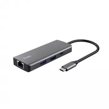 Trust Dalyx USB Type-C 1000 Mbit/s Sudrabs
