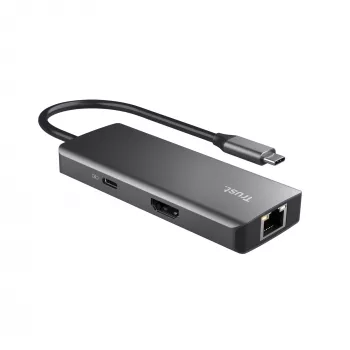 Trust Dalyx USB Type-C 1000 Mbit/s Sudrabs