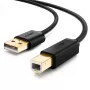 Ugreen 10351 USB kabelis USB 2.0 3 m USB A USB B Melns