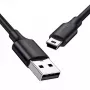 USB kabelis UGREEN 10385 Mini-USB 480 Mbps 1,5 m Melns, ātra uzlāde
