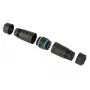 Techly IWP-MD C6-IP68T RJ-45 savienotāja pārejas adapteris, melns