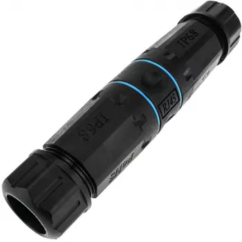 Techly IWP-MD C6-IP68T RJ-45 savienotāja pārejas adapteris, melns