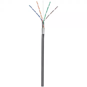 Techly F/UTP Hank Cable Cat.5E CCA 305m Solid Outdoor Black ITP8-RIS-0305LO