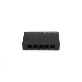 LANBERG Switch Dsp2-1005-12v 5x 1gb/s Nepārvaldāms Gigabit Ethernet Galddatora 12v