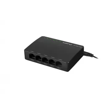 LANBERG Switch Dsp2-1005-12v 5x 1gb/s Nepārvaldāms Gigabit Ethernet Galddatora 12v