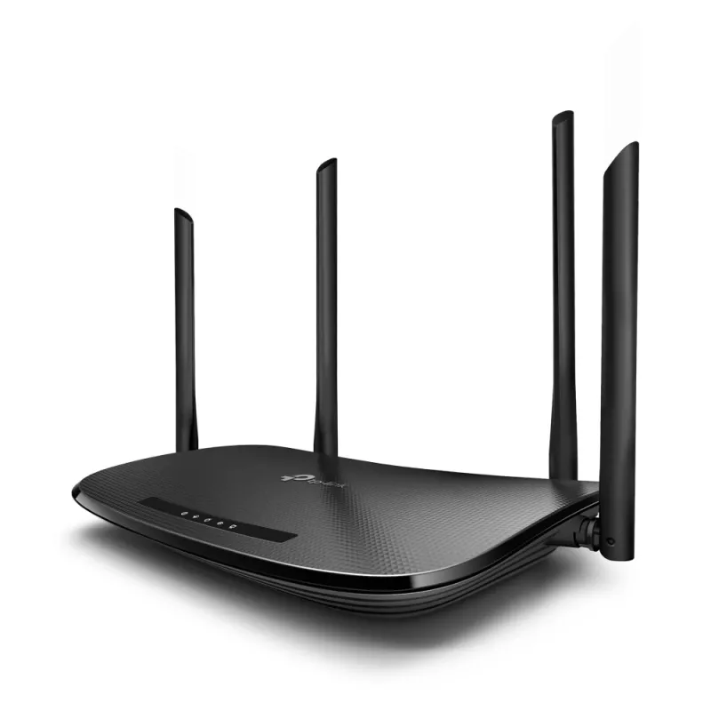 TP-Link Archer VR300 AC1200 bezvadu VDSL/ADSL modema maršrutētājs, Wi-Fi 5 (802.11ac), divjoslu (2.4 GHz / 5 GHz), Ethernet LAN, VDSL2, melns