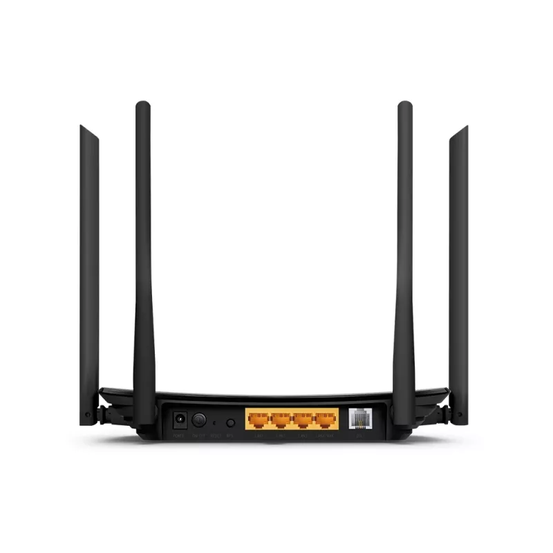 TP-Link Archer VR300 AC1200 bezvadu VDSL/ADSL modema maršrutētājs, Wi-Fi 5 (802.11ac), divjoslu (2.4 GHz / 5 GHz), Ethernet LAN, VDSL2, melns