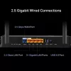 TP-Link Archer BE3600 bezvadu maršrutētājs 2.5 Gigabit Ethernet divu joslu (2.4 GHz / 5 GHz) Melns