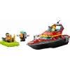 LEGO ugunsdzēsības glābšanas laiva 60373 — City sērija, 144 gab., 3 minifigūras, 5+ gadiem