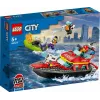 LEGO ugunsdzēsības glābšanas laiva 60373 — City sērija, 144 gab., 3 minifigūras, 5+ gadiem