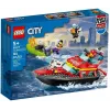 LEGO ugunsdzēsības glābšanas laiva 60373 — City sērija, 144 gab., 3 minifigūras, 5+ gadiem