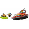 LEGO ugunsdzēsības glābšanas laiva 60373 — City sērija, 144 gab., 3 minifigūras, 5+ gadiem