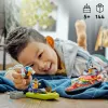 LEGO ugunsdzēsības glābšanas laiva 60373 — City sērija, 144 gab., 3 minifigūras, 5+ gadiem