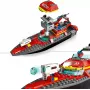 LEGO ugunsdzēsības glābšanas laiva 60373 — City sērija, 144 gab., 3 minifigūras, 5+ gadiem