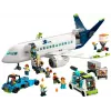 LEGO Pasažieru lidmašīnas būvkomplekts 60367 — City sērija, 913 gabali, 8 minifigūras, detalizēts interjers