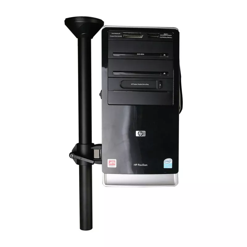 Techly ICA-CS 63 CPU turētājs stiprināšanai pie galda, melns