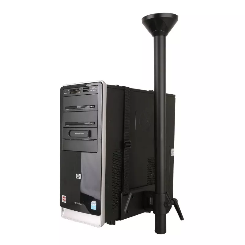 Techly ICA-CS 63 CPU turētājs stiprināšanai pie galda, melns