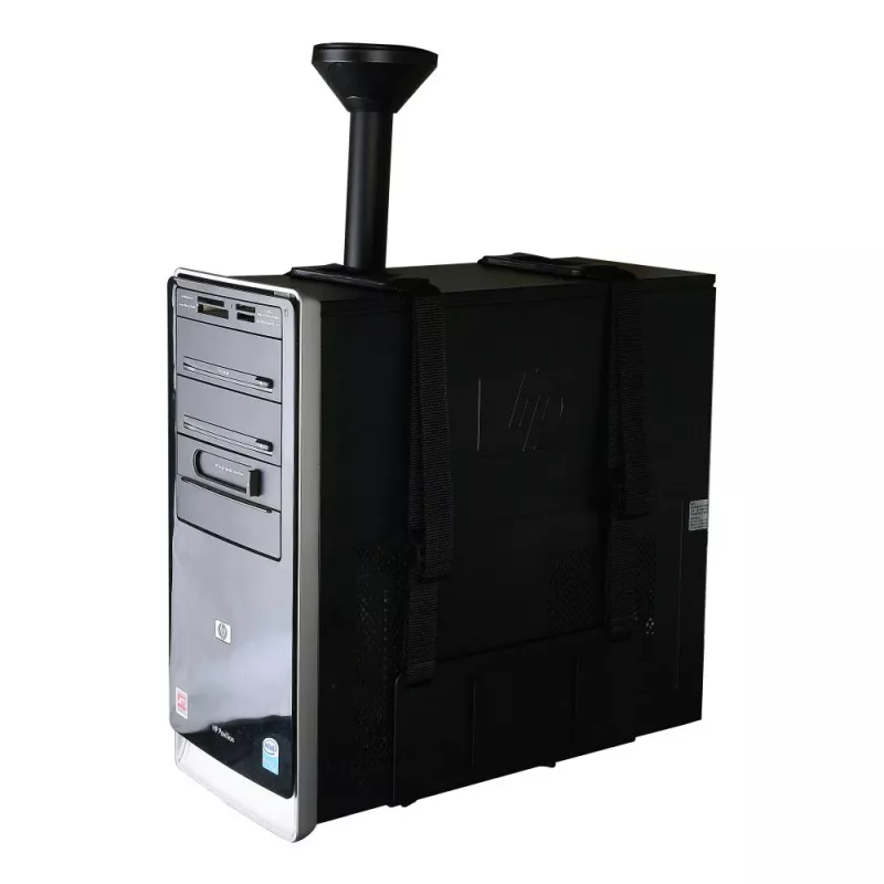 Techly ICA-CS 63 CPU turētājs stiprināšanai pie galda, melns