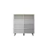 Skapis cama meble LOTTA 110 4D — 4 durvis, 6 plaukti, Sonoma ozola virsma, 1100×540×1190 mm