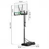 Basketbola grozs Salta Center 5133 — regulējams augstums, izturīga konstrukcija