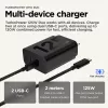 Motorola TurboPower 125W Duo lādētājs universāls melns AC ātra uzlāde iekštelpām