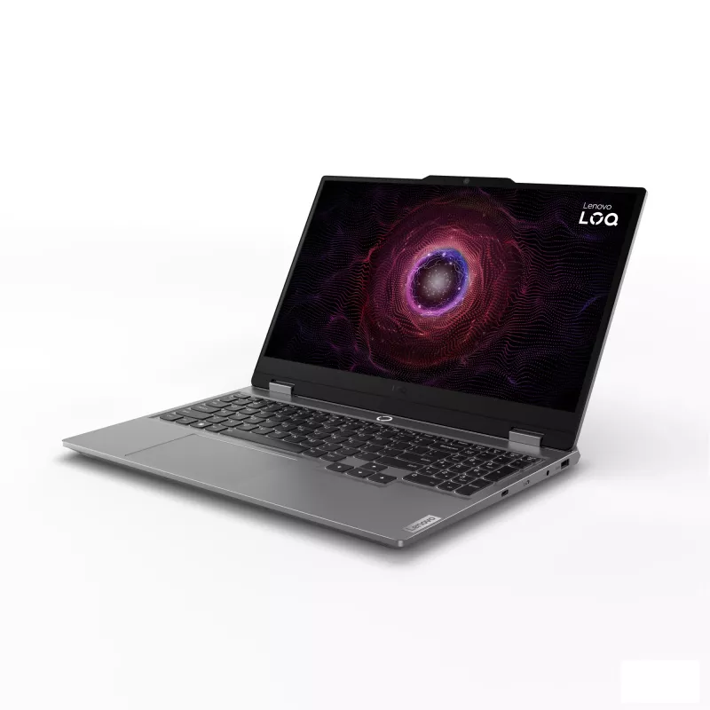 Lenovo LOQ 15ARP9 AMD Ryzen™ 5 7235HS klēpjdators 39,6 cm (15,6 collu) Full HD 16 GB DDR5-SDRAM 512 GB SSD NVIDIA GeForce RTX 3050 Wi-Fi 6 (802.11ax) Windows 11 Home pelēks