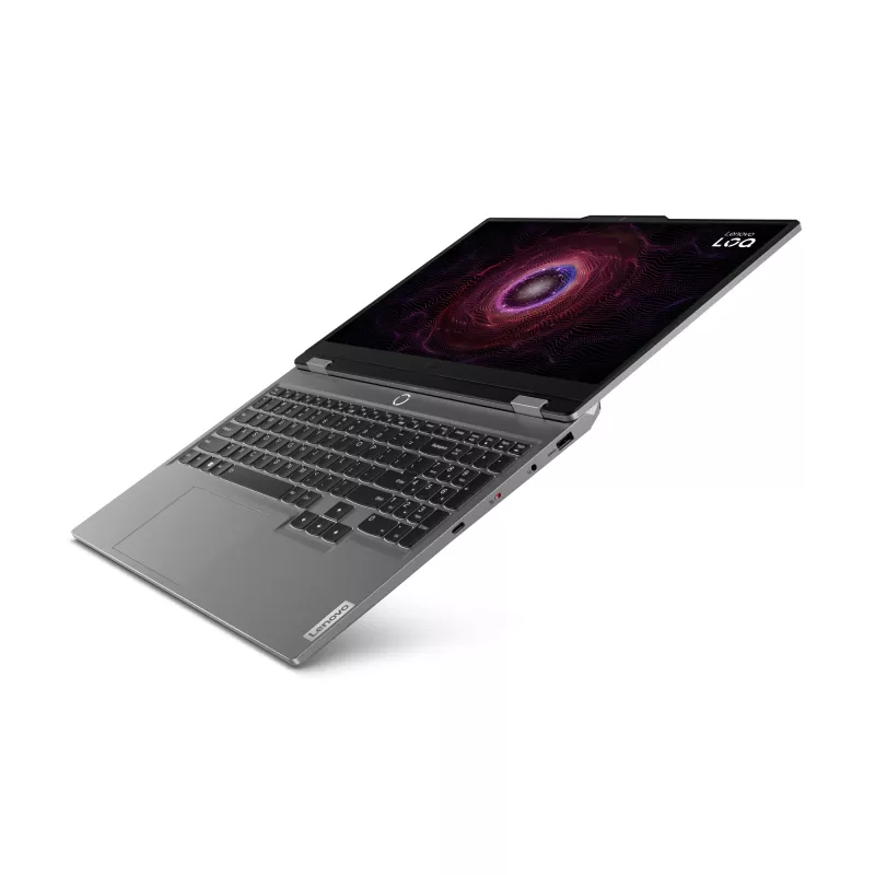 Lenovo LOQ 15ARP9 AMD Ryzen™ 5 7235HS klēpjdators 39,6 cm (15,6 collu) Full HD 16 GB DDR5-SDRAM 512 GB SSD NVIDIA GeForce RTX 3050 Wi-Fi 6 (802.11ax) Windows 11 Home pelēks