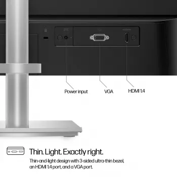 HP Desktop Monitors Series 5 524sh 23.8 collu FHD IPS monitors ar augstuma regulēšanu