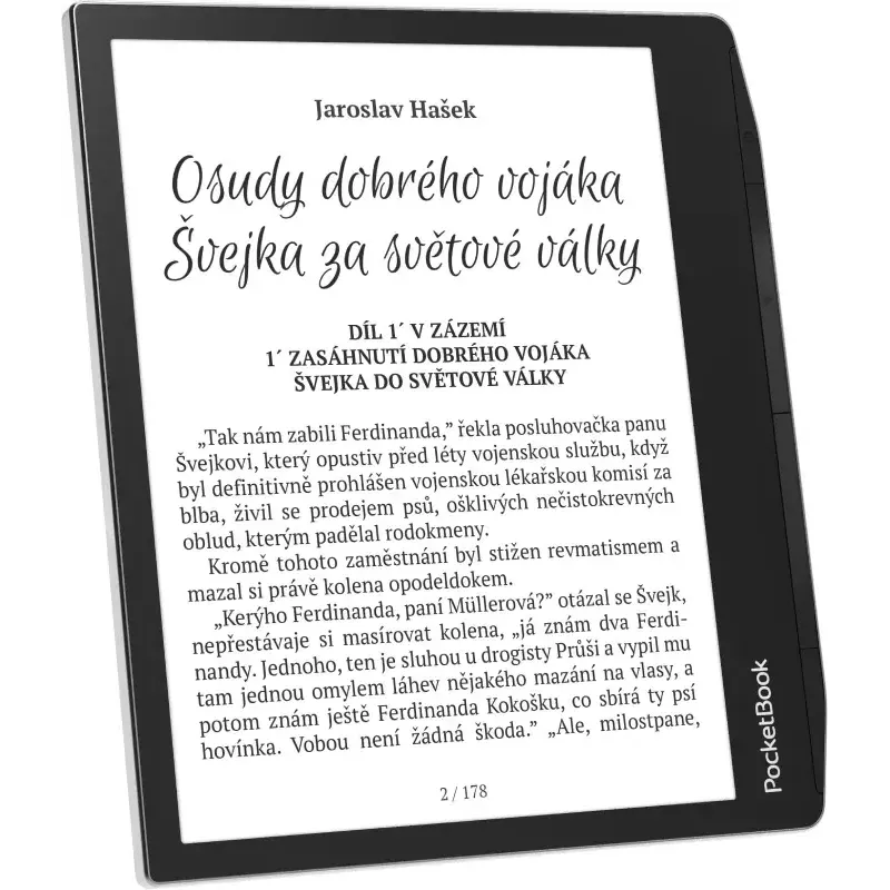 E-grāmatu lasītājs PocketBook 700 Era — 7 collu E Ink Carta skārienekrāns, 16 GB, fona apgaismojums, Bluetooth, ūdensizturīgs