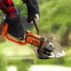 Leņķa slīpmašīna Black & Decker BCG720N — bezvada 18V Li-Ion, 12.5 cm disks, līdz 8600 RPM, 3 roktura pozīcijas