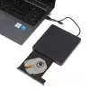 Ārējais optiskais diskdzinis IBOX IED03 DVD±RW USB 3.1 Gen1 (USB-C) Melns, paplāte, 24x CD / 8x DVD