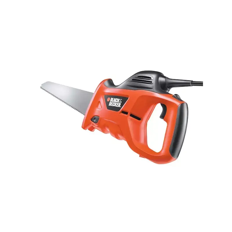 Bucksaw Black & Decker KS880EC-QS – rokas zāģis, asmens garums 23.9 cm, ergonomisks rokturis, oranžs